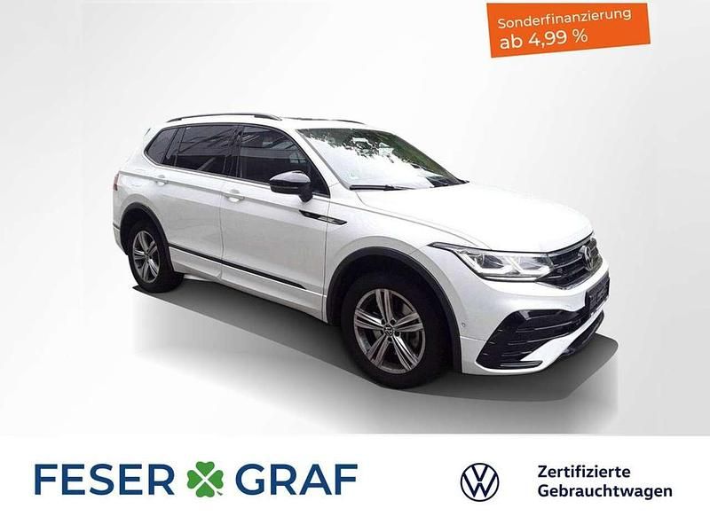 Gebraucht VW Tiguan Allspace R-line 193 PS (141 kW) 2024 Weiss SUV