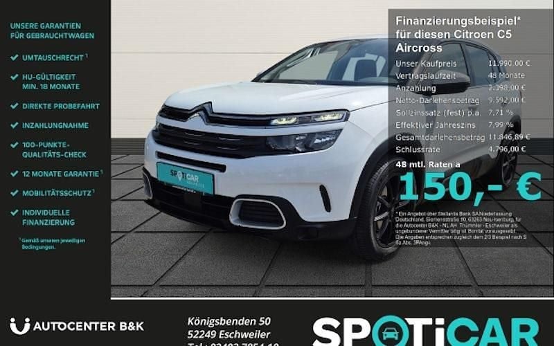 Weiß Gebraucht 2019 Citroën C5 Aircross PureTech SUV | 11.990 € (Fairer Preis) - Bild 1/4