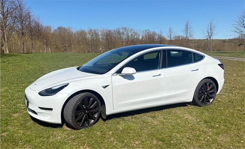 Gebraucht Tesla Model 3 Performance 377 kW (513 PS) 2020 Weiß Limousine