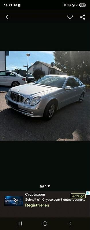 Usata Mercedes E280 236 CV (173 kW) 2006 Argento Berlina