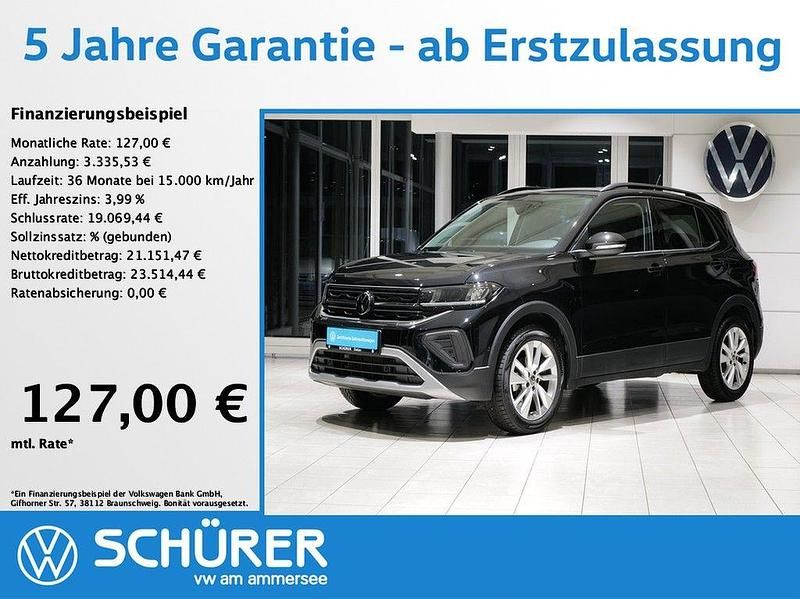 Gebraucht VW T-Cross Life 116 PS (85 kW) 2024 Deep black perleffekt SUV