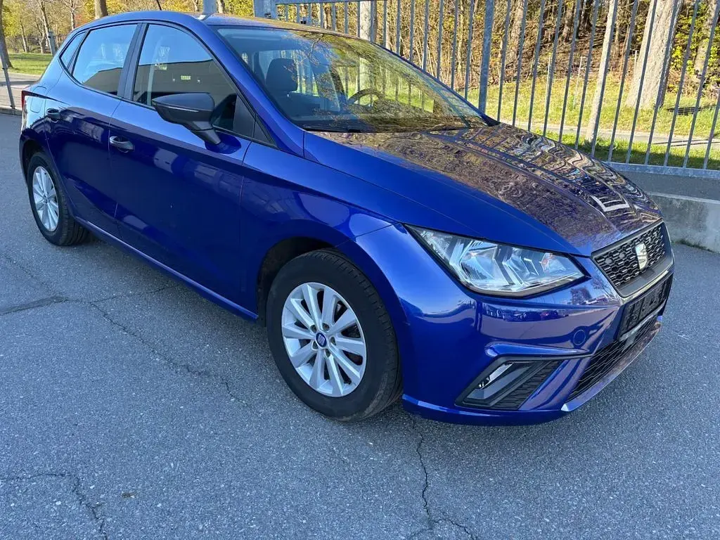 Usata Seat Ibiza Reference 95 CV (69 kW) 2018 Blu Utilitaria