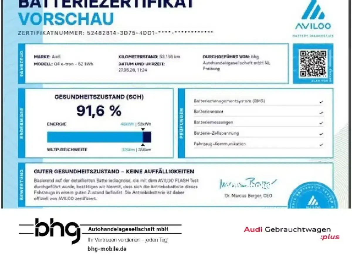 Gebraucht Audi Q4 e-tron Basis 125 kW (170 PS) 2023 SUV
