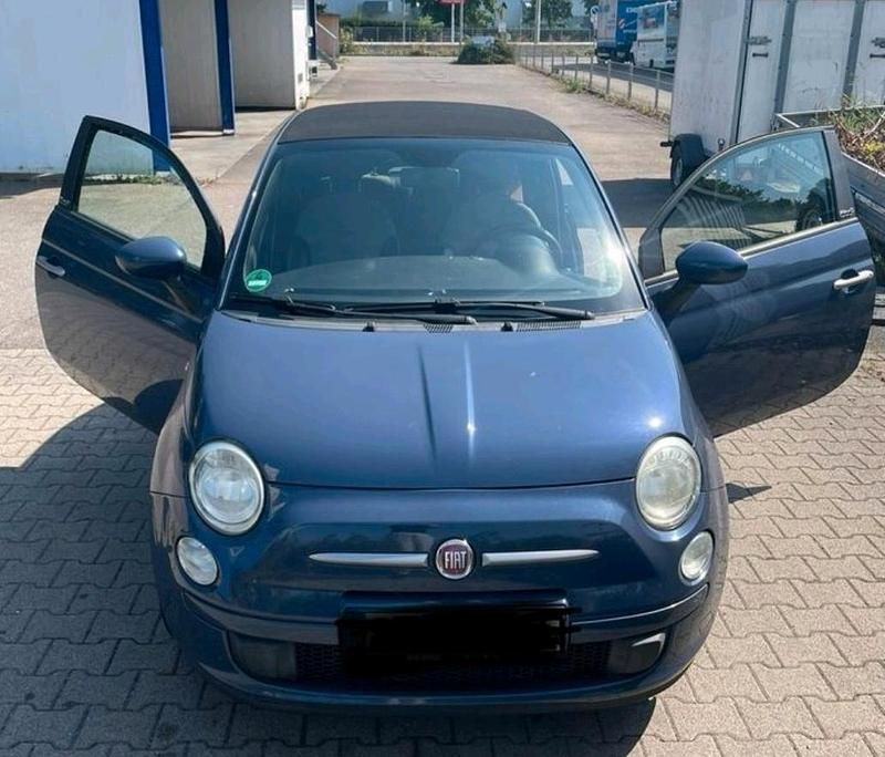 Blau Gebraucht 2011 Fiat 500C Cabrio | 4.399 € - Bild 1/4