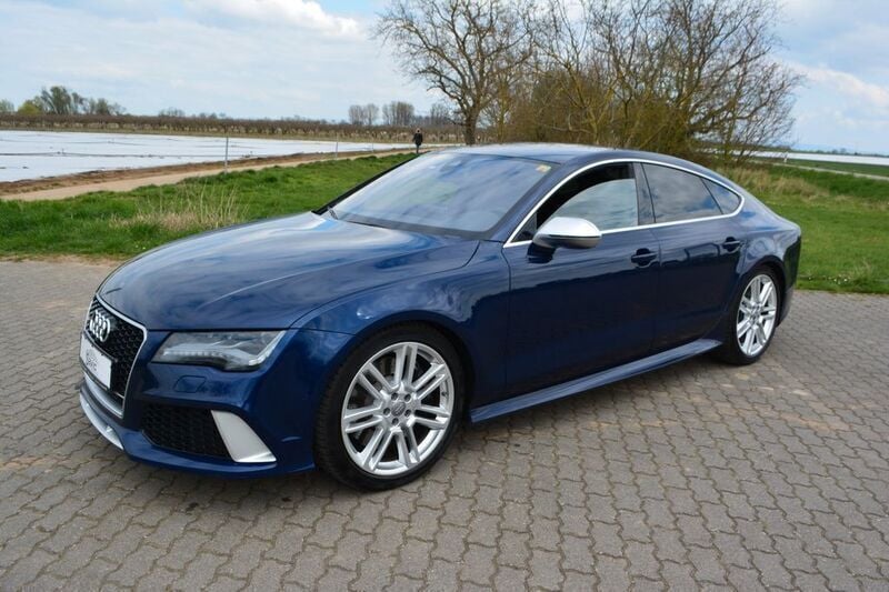 Estorilblau kristalleffekt Gebraucht 2014 Audi RS7 Sportback Ambiente Kleinwagen | 43.295 € - Bild 1/4