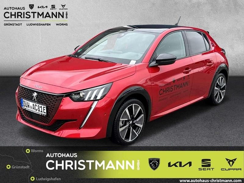 Rot Gebraucht 2021 Peugeot e-208 GT Kleinwagen | 17.890 € (Fairer Preis) - Bild 1/4