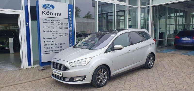 Polarsilber metallic Gebraucht 2016 Ford Grand C-Max Titanium Van / Kleinbus | 10.190 € (Fairer Preis) - Bild 1/4