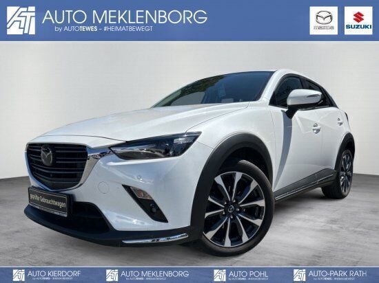 Satinweiß metallic Gebraucht 2022 Mazda CX-3 Selection SUV | 20.250 € (Fairer Preis) - Bild 1/4