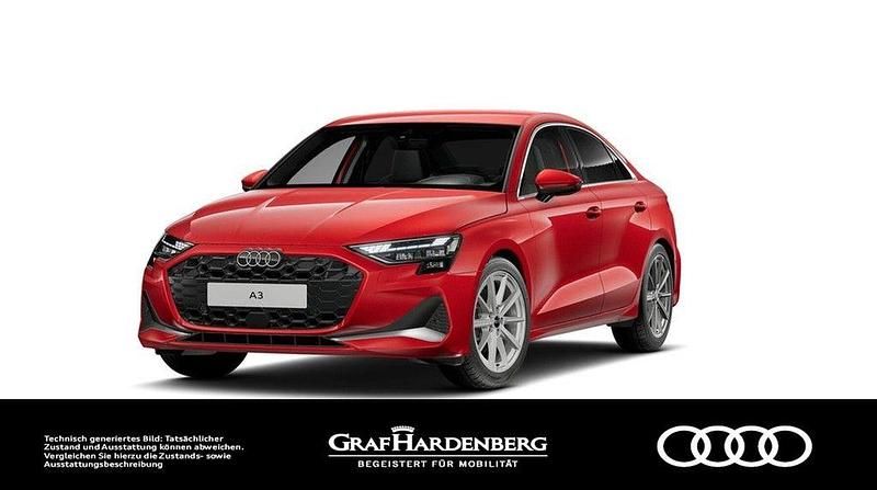 Progressivrot metallic Gebraucht 2025 Audi A3 Advanced Plus Limousine | 36.980 € (Teuer) - Bild 1/4