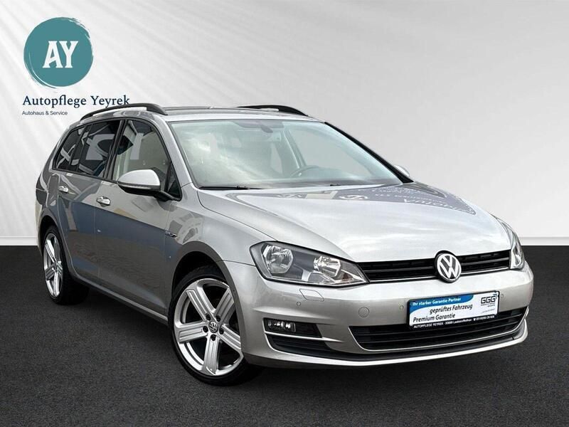 Silber Gebraucht 2014 VW Golf VII Cup Kombi | 10.950 € (Fairer Preis) - Bild 1/4