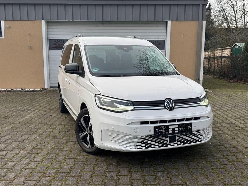 Gebraucht VW Caddy Maxi Style 122 PS (89 kW) 2021 Weiß Van / Kleinbus