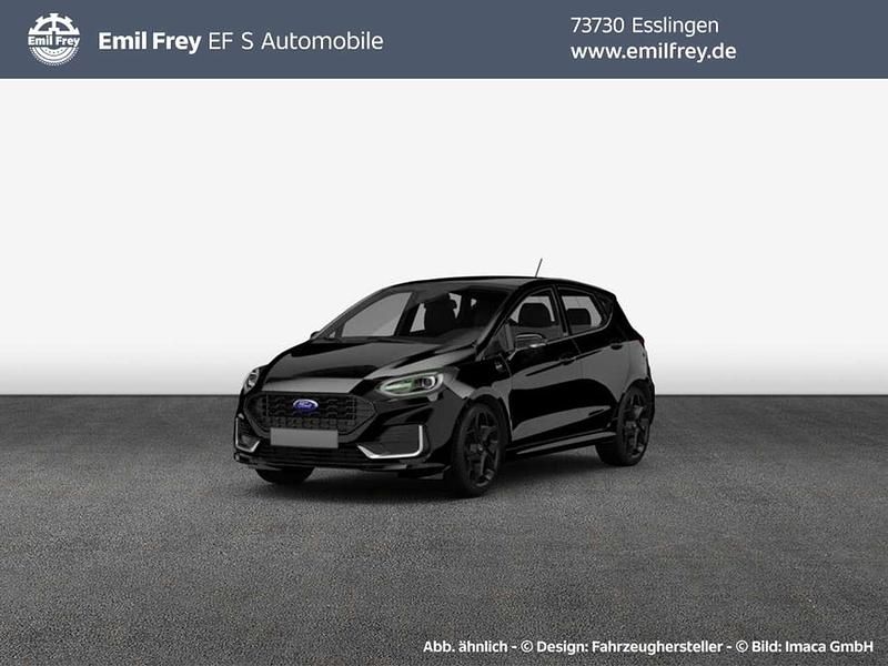 Agate black metallic Gebraucht 2022 Ford Fiesta ST-Line Kleinwagen | 18.890 € (Etwas zu teuer) - Bild 1/4