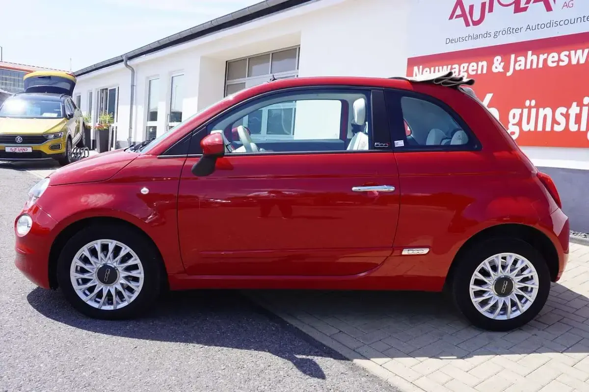 Gebraucht Fiat 500C 69 PS (50 kW) 2020 Passione rot Cabrio
