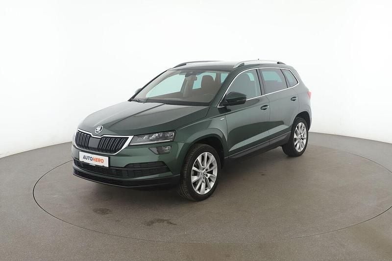 Grün Gebraucht 2022 Skoda Karoq Clever SUV | 25.030 € (Guter Preis) - Bild 1/3