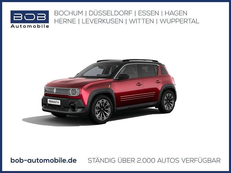Karmesinrot + dach black pearlschwarz (rot) Neu 2025 Renault 4 E-Tech Iconic SUV | 34.860 € (Fairer Preis) - Bild 1/3