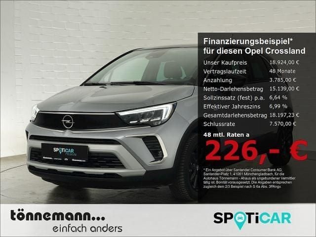 Grau Gebraucht 2024 Opel Crossland Elegance SUV | 18.924 € (Guter Preis) - Bild 1/4
