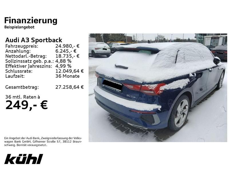 Gebraucht Audi A3 S-Line 116 PS (85 kW) 2022 Limousine