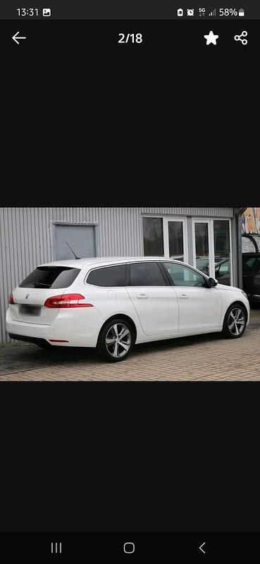 Gebraucht Peugeot 308 SW Allure 130 PS (95 kW) 2015 Weiß Kombi