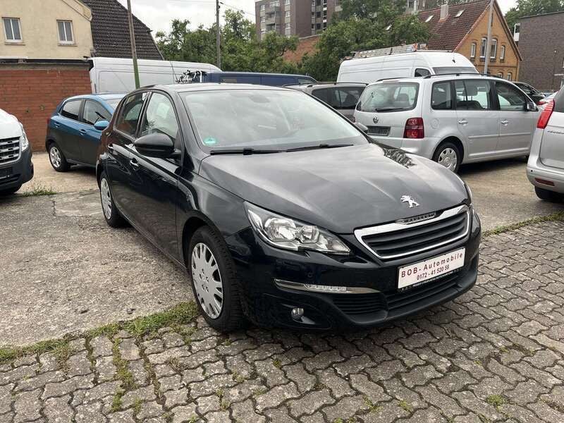 Schwarz Gebraucht 2014 Peugeot 308 Active Limousine | 6.600 € (Superpreis) - Bild 1/4