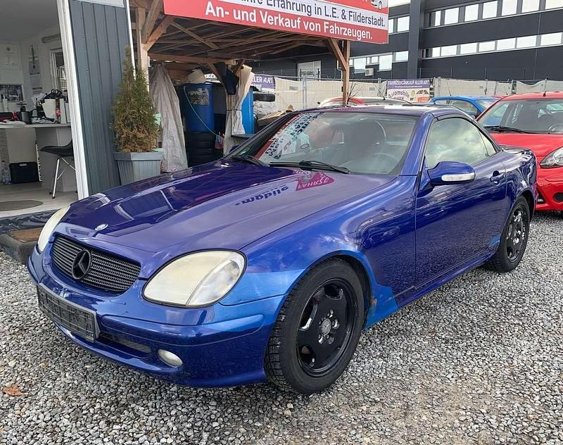 Gebraucht Mercedes SLK200 163 PS (119 kW) 2001 Blau Cabrio