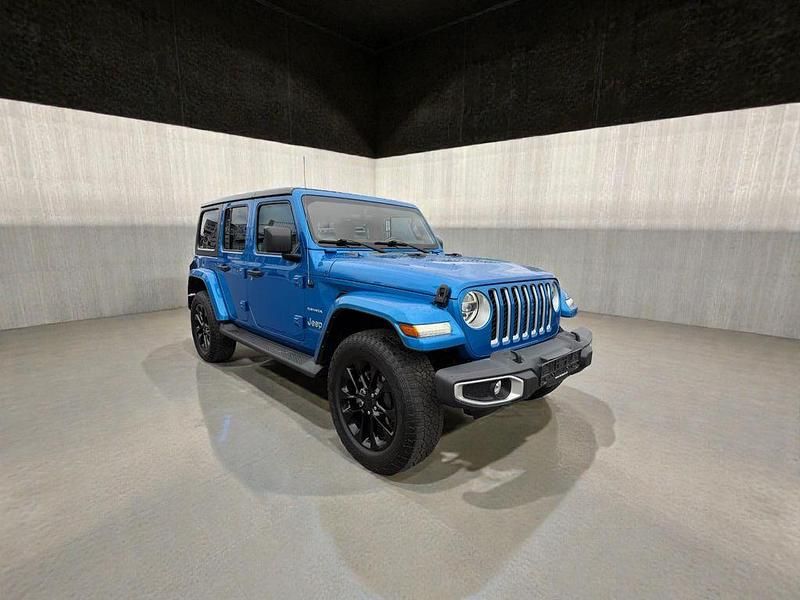 Gebraucht Jeep Wrangler Sahara 381 PS (280 kW) 2021 Blau SUV