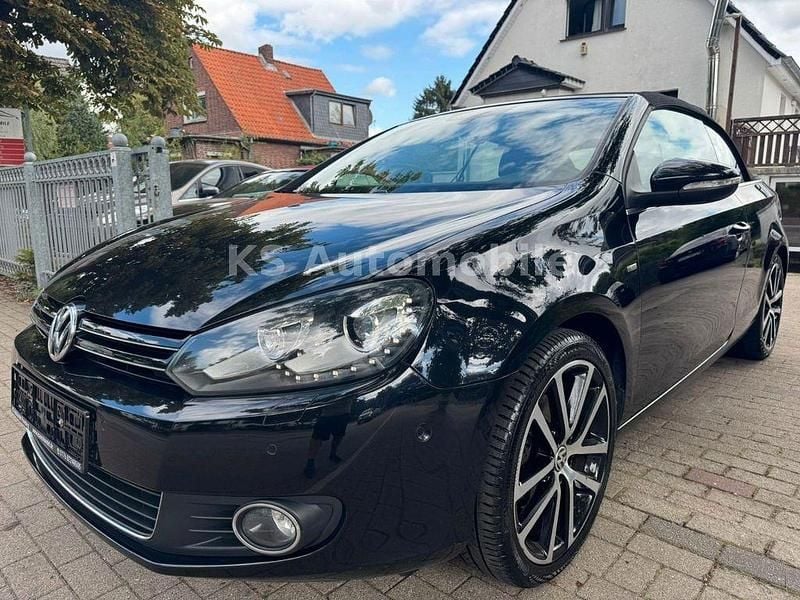 Schwarz Gebraucht 2014 VW Golf Cabriolet Cabrio | 10.900 € (Fairer Preis) - Bild 1/4