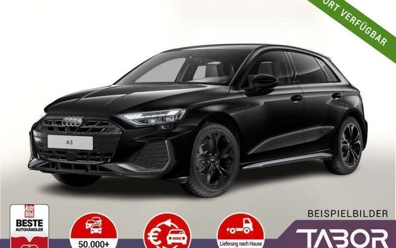 Schwarz Neu 2025 Audi A3 Sportback S-Line Limousine | 33.957 € (Guter Preis) - Bild 1/4