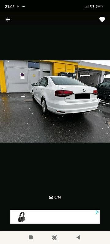 Gebraucht VW Jetta 125 PS (91 kW) 2018 Weiß Limousine