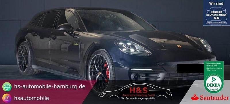 Schwarz Gebraucht 2022 Porsche Panamera S E-Hybrid Sport Turismo Limousine | 88.900 € (Teuer) - Bild 1/4