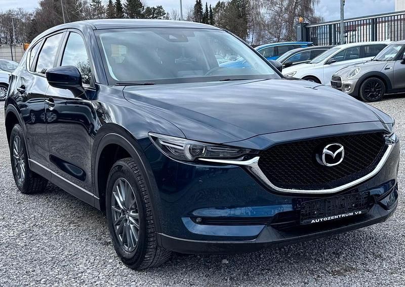 Gebraucht Mazda CX-5 Exclusive-Line 150 PS (110 kW) 2017 Blau SUV