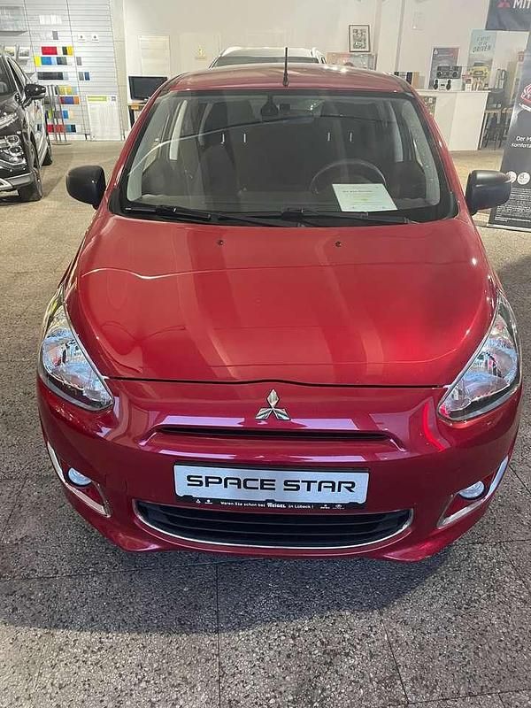 Second-hand Mitsubishi Space Star 80 CP (58 kW) 2014 Roșu Monovolum