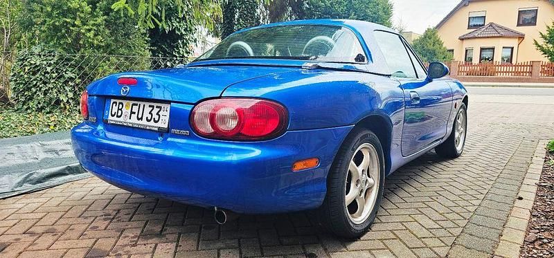 Gebraucht Mazda MX5 110 PS (80 kW) 2002 Blau Cabrio