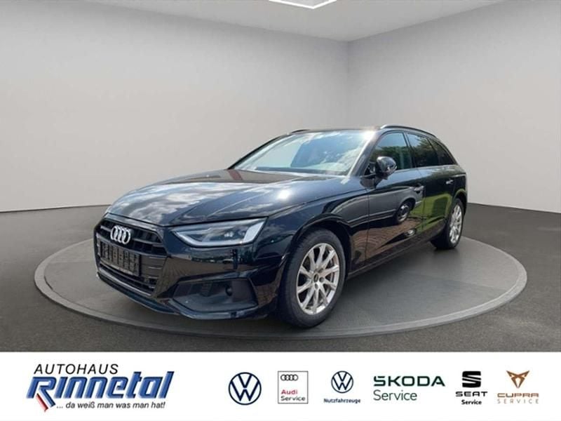 Mythosschwarz metallic Gebraucht 2021 Audi A4 Design Kombi | 25.360 € (Guter Preis) - Bild 1/4