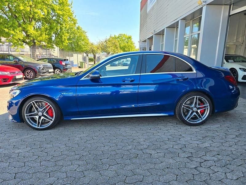 Blau Gebraucht 2016 Mercedes C63S AMG AMG Limousine | 37.400 € (Guter Preis) - Bild 1/4