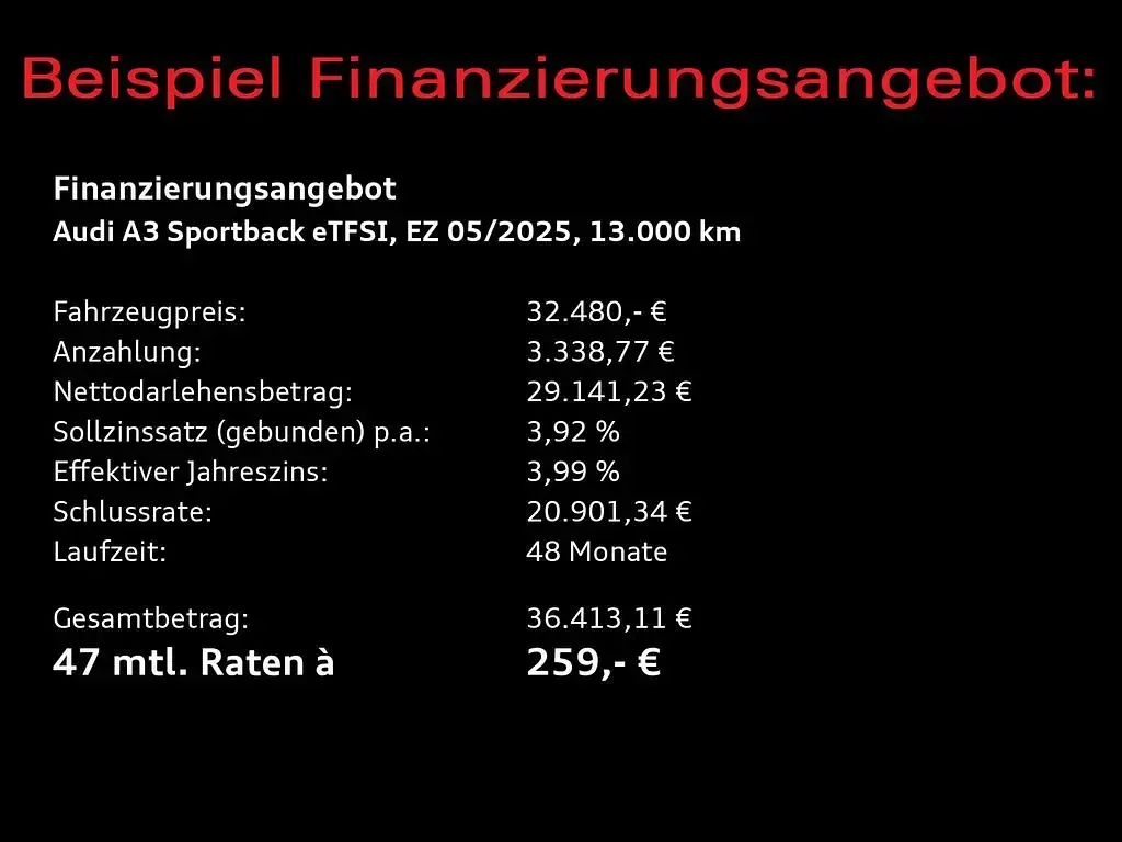 Gebraucht Audi A3 Sport 204 PS (150 kW) 2025 Grau Limousine