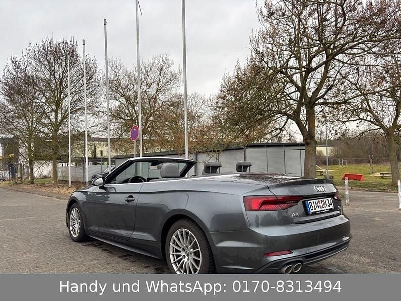 Gebraucht Audi A5 Cabriolet S-Line 218 PS (160 kW) 2018 Daytonagrau perleffekt Cabrio