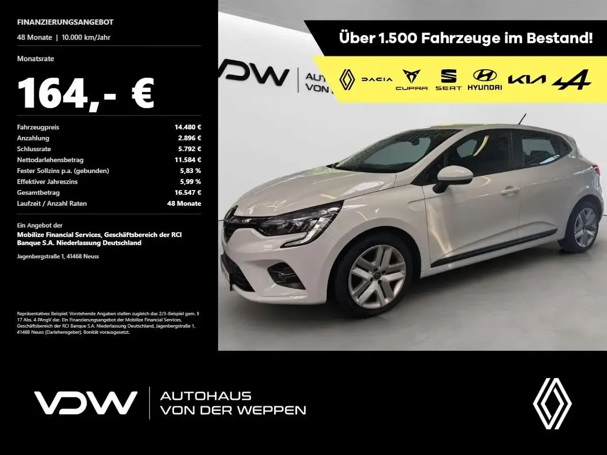 Gebraucht Renault Clio V Zen 91 PS (66 kW) 2022 Limousine