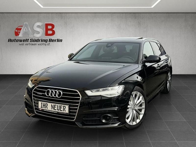 Mythosschwarz metallic Gebraucht 2016 Audi A6 S-Line Kombi | 25.999 € (Teuer) - Bild 1/4
