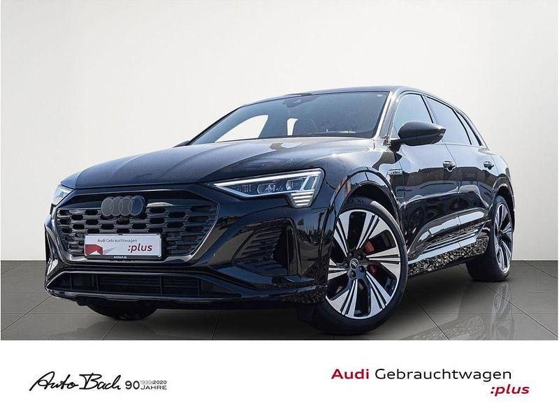 Mythosschwarz metallic Gebraucht 2023 Audi Q8 e-tron S-Line SUV | 54.870 € (Superpreis) - Bild 1/4