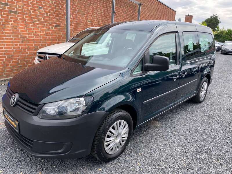 Veneziengrün perleffekt Gebraucht 2011 VW Caddy Maxi Van / Kleinbus | 6.900 € (Superpreis) - Bild 1/4