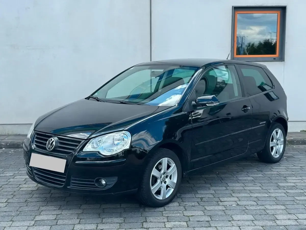 Gebraucht VW Polo United 70 PS (51 kW) 2008 Schwarz Kleinwagen