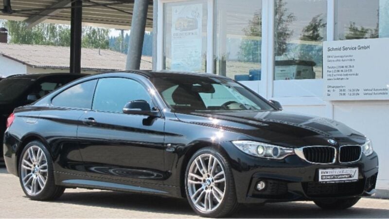 Schwarz Gebraucht 2015 BMW 420 M Sport Coupé | 16.950 € (Guter Preis) - Bild 1/4