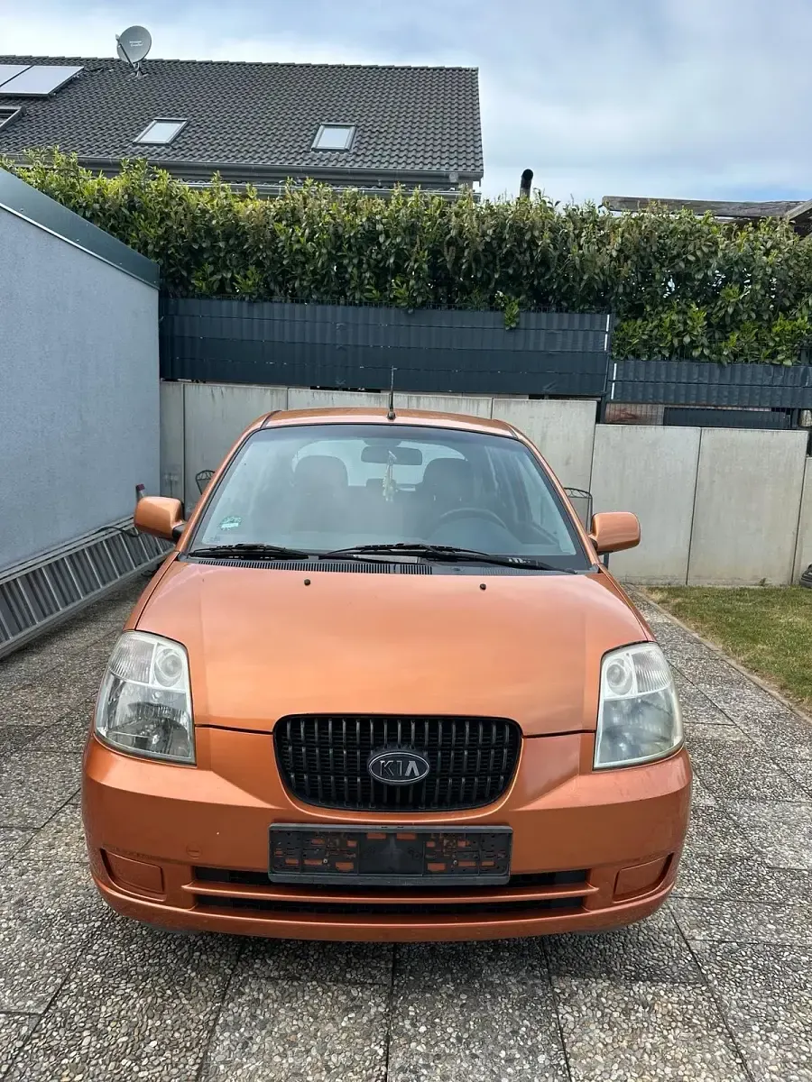 Gebraucht Kia Picanto EX 65 PS (47 kW) 2004 Orange Kleinwagen