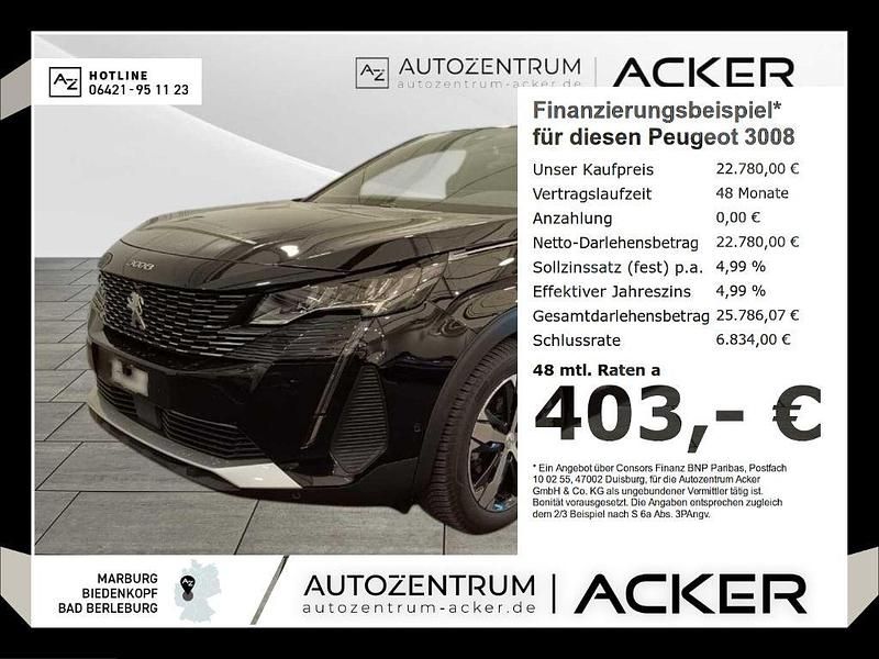 Platinium grau Gebraucht 2024 Peugeot 3008 Allure SUV | 22.780 € (Superpreis) - Bild 1/1