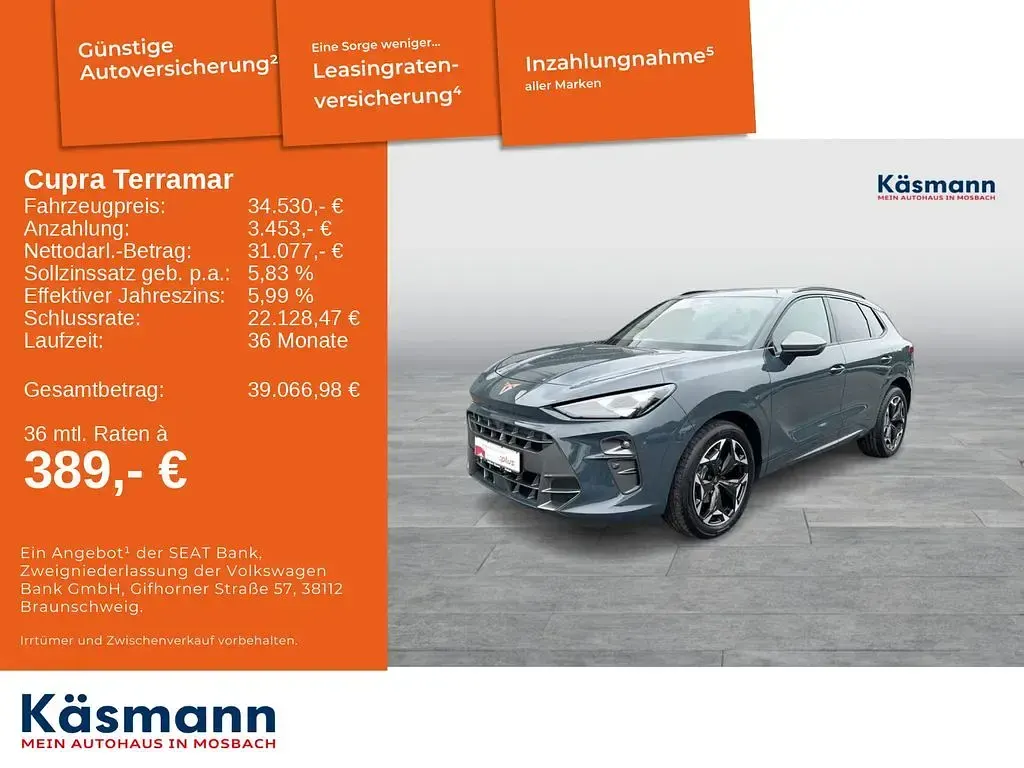 Neu Cupra Terramar 150 PS (110 kW) 2026 Blau SUV