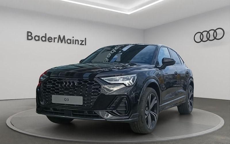 Schwarz Gebraucht 2025 Audi Q3 Sportback S-Line SUV | 56.999 € - Bild 1/4