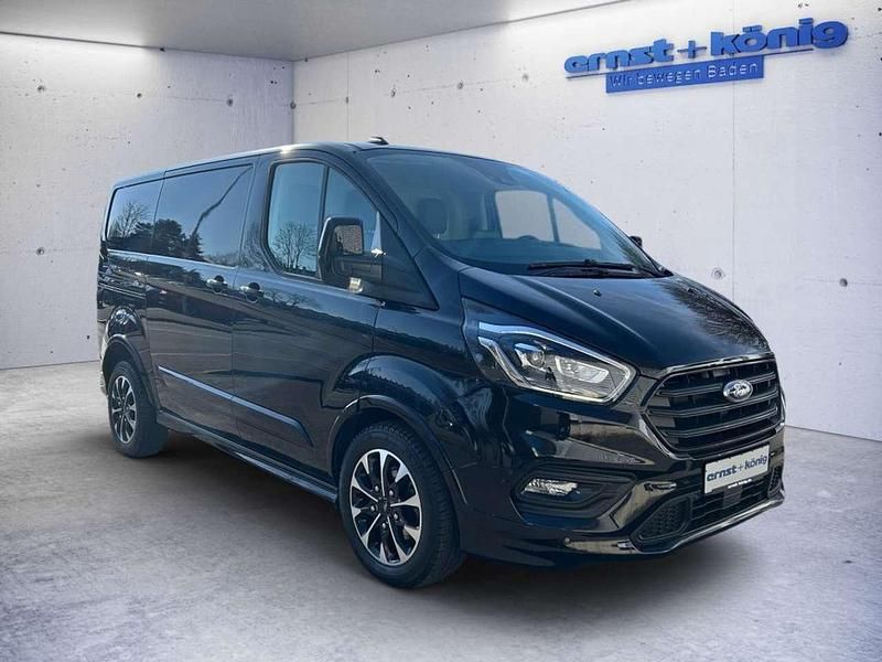 Gebraucht Ford Transit Custom Sport 185 PS (136 kW) 2020 Agate black metallic Pickup