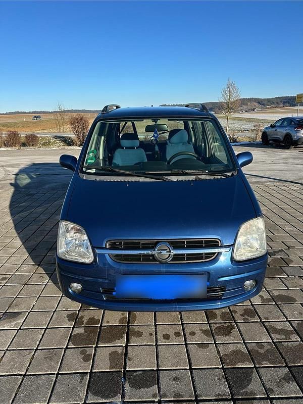 Gebraucht Opel Agila 75 PS (55 kW) 2003 Blau Van / Kleinbus