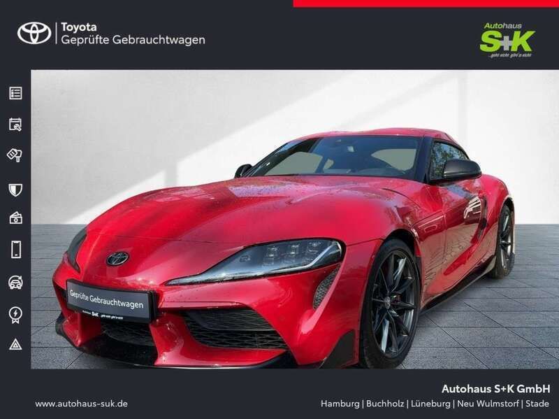 Prominence red (rot) Gebraucht 2022 Toyota Supra Premium Coupé | 58.680 € (Fairer Preis) - Bild 1/2