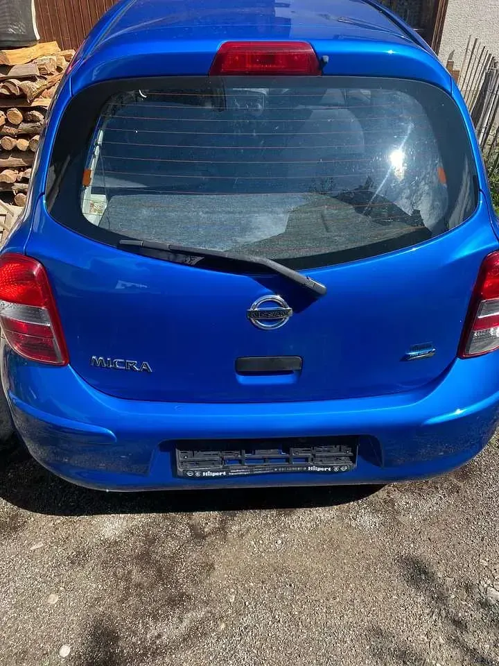 Gebraucht Nissan Micra Visia 80 PS (58 kW) 2012 Blau Kleinwagen
